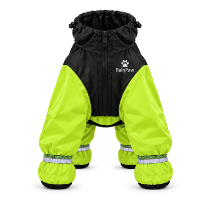Imperméable à 4 Pattes : Votre Chien au Sec et Bien Visible